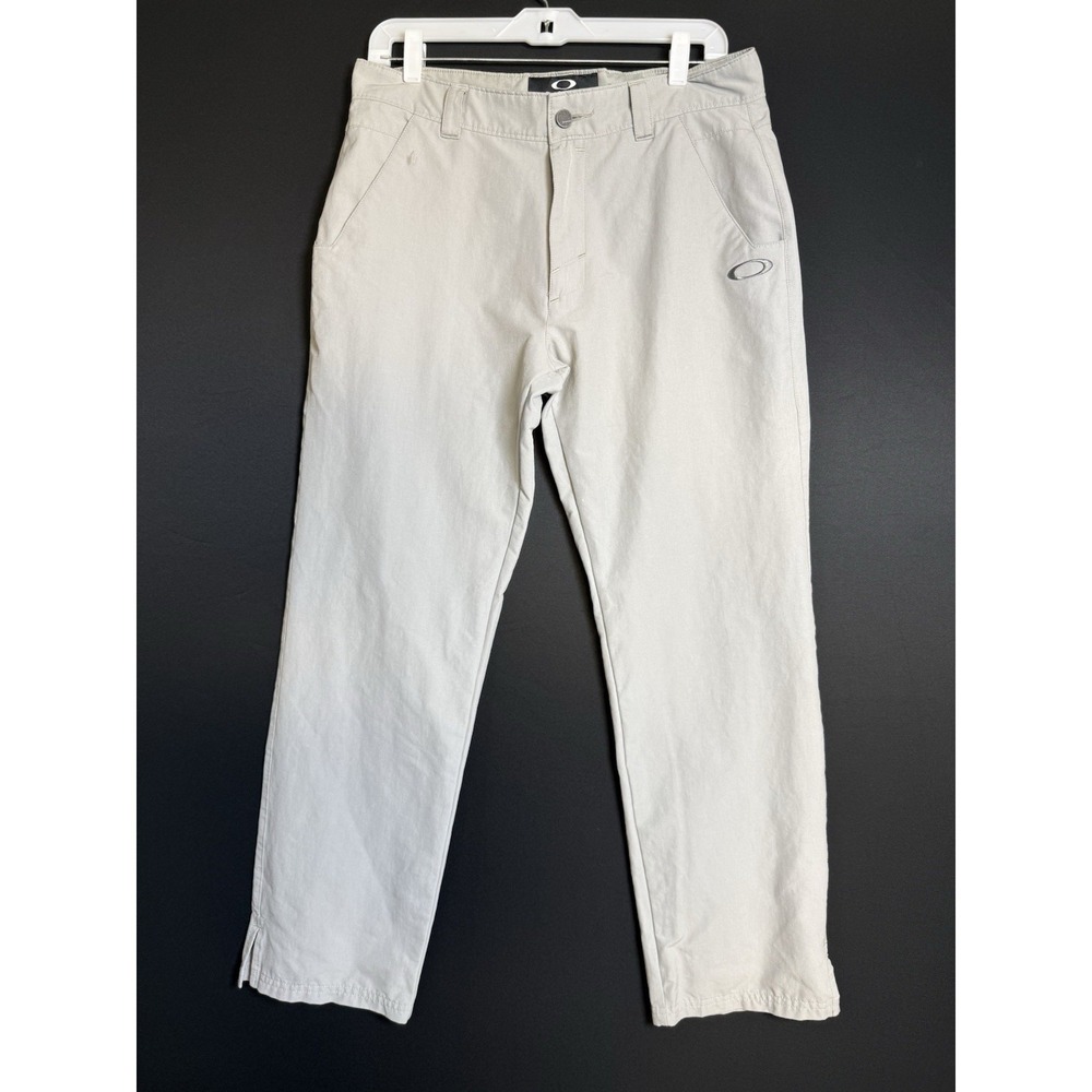 Oakley Pants Mens 32W 30L  Straight Leg Gray Golf Outdoor Performance